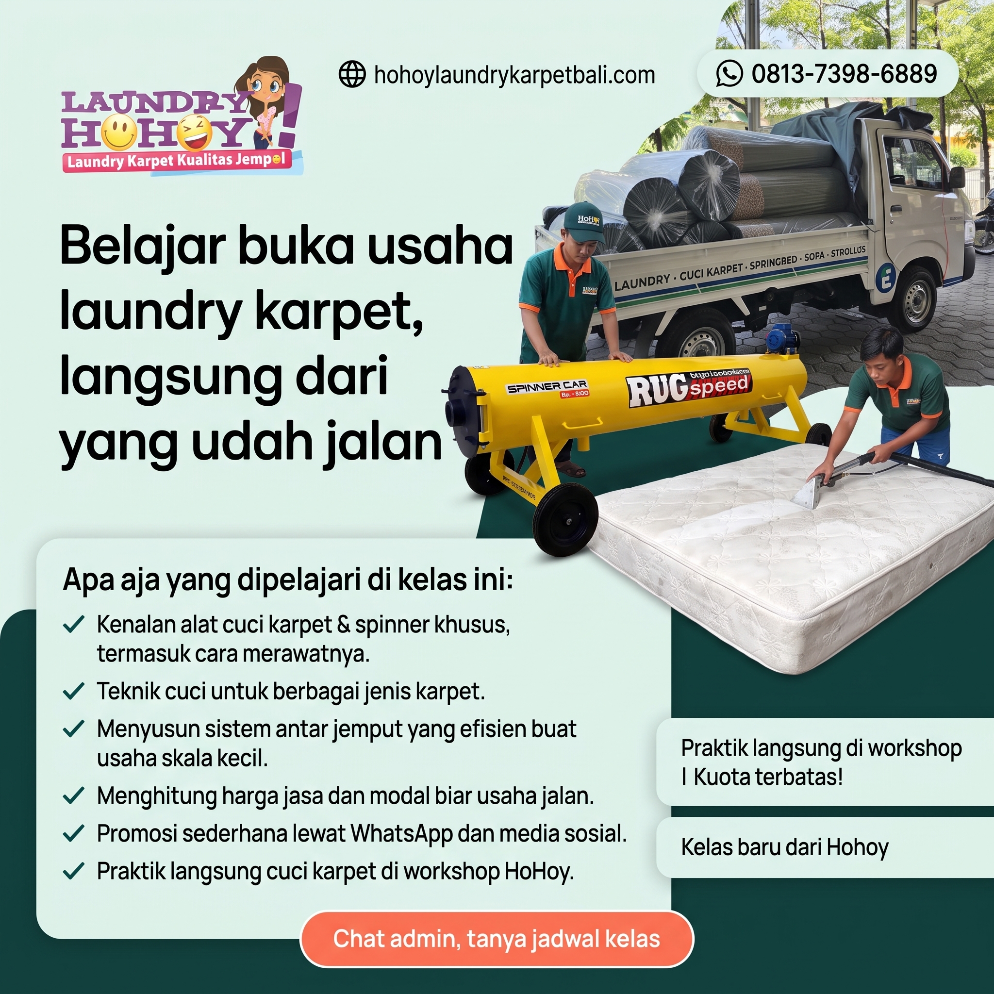 Suasana kelas pelatihan Hohoy