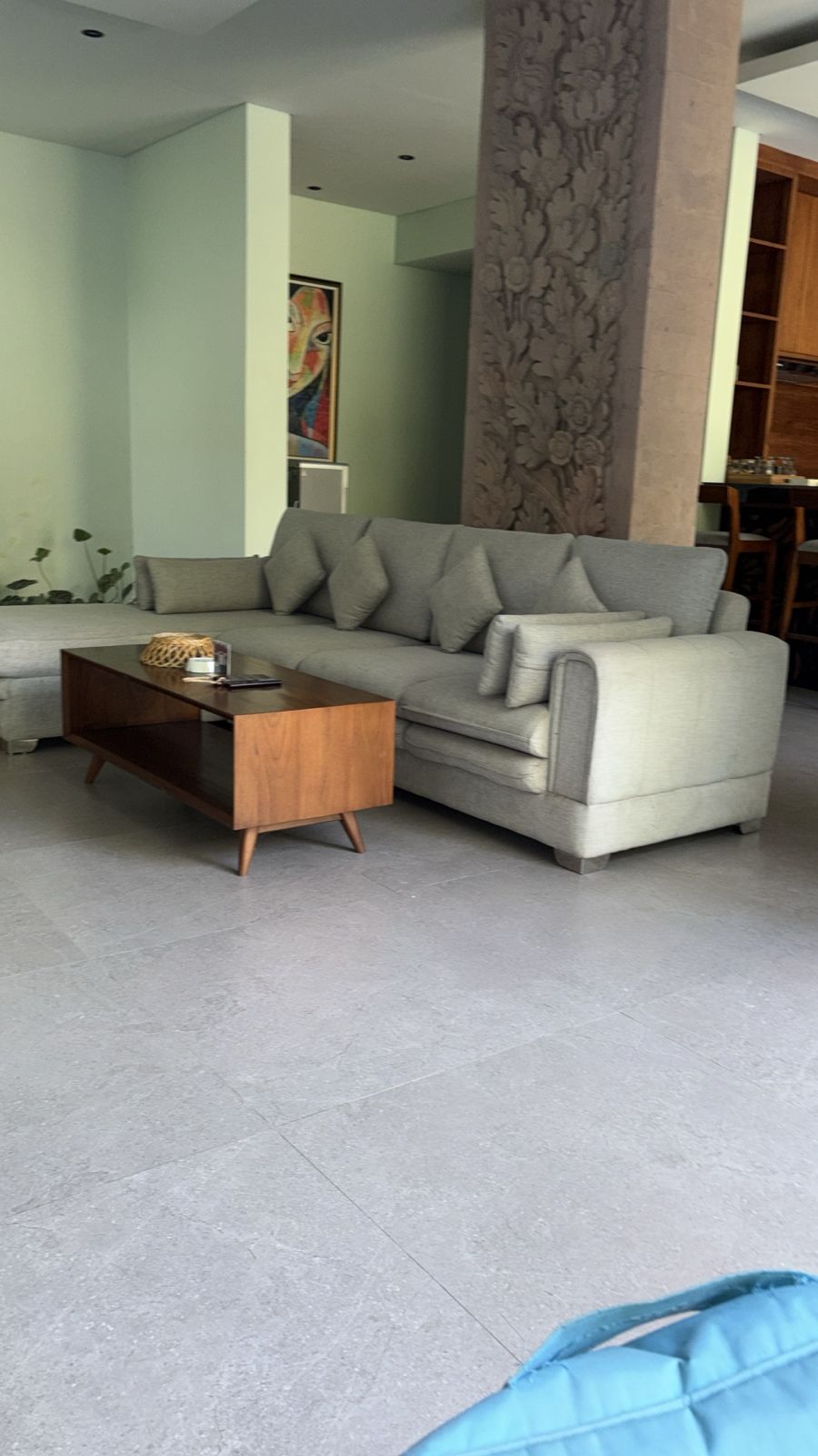 Sofa/kasur sebelum dicuci Hohoy